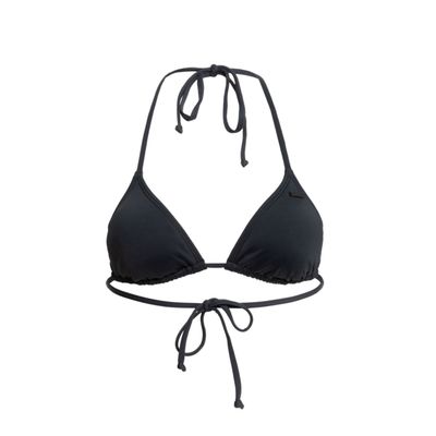 ROXY WOMENS SD BEACH CLASSICS TIKI TRI BIKINI TOP - ANTHRACITE
