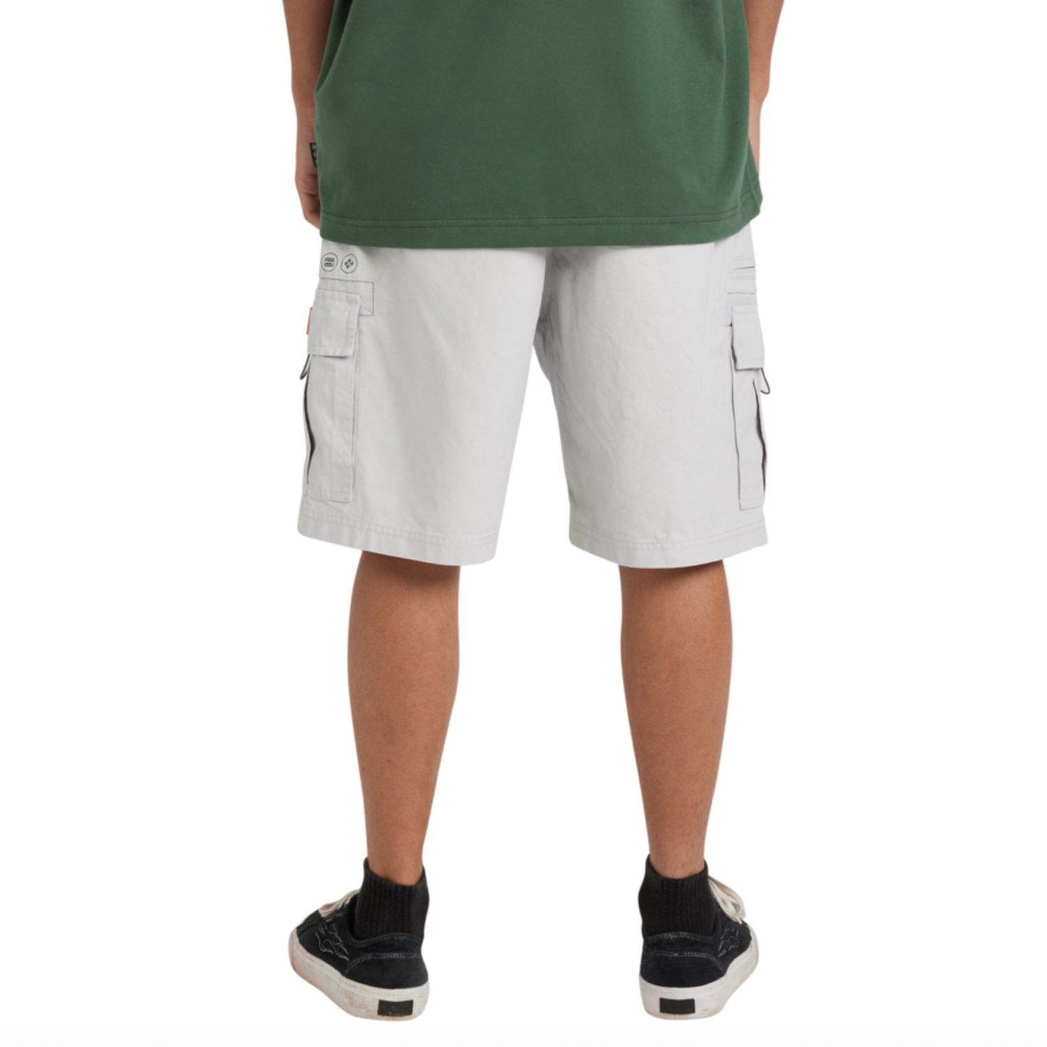 BILLABONG MENS SPEC 73 CARGO SHORTS - SILVER