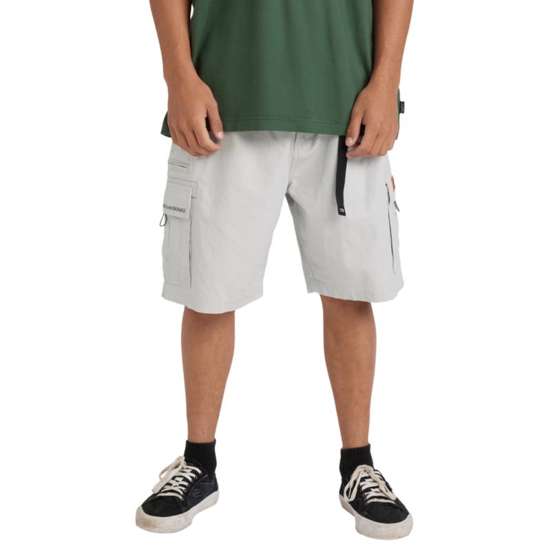BILLABONG MENS SPEC 73 CARGO SHORTS - SILVER