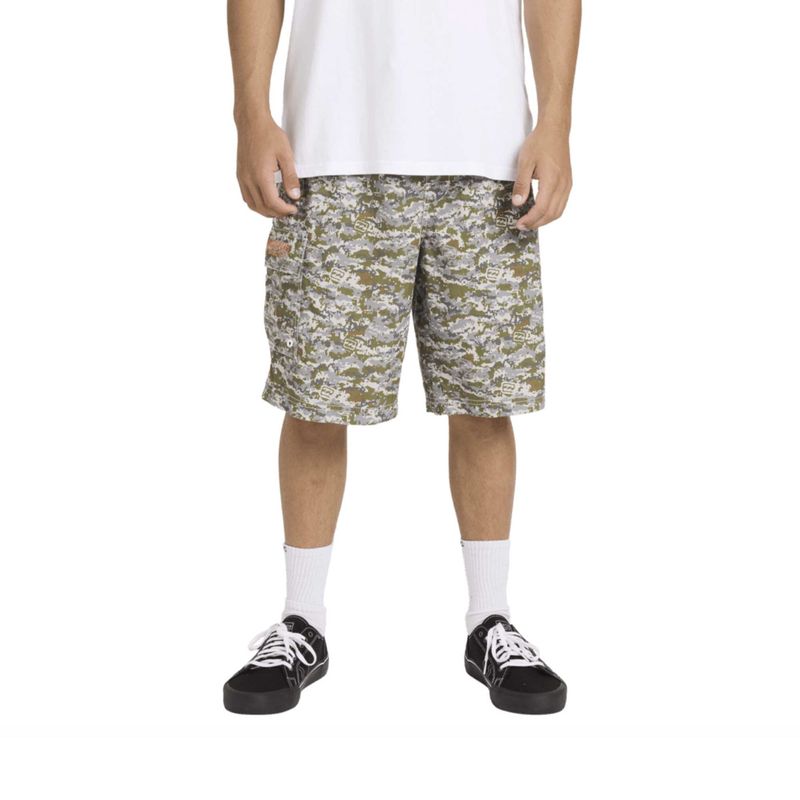 BILLABONG MENS THROW ON BOARDSHORTS - CAMO