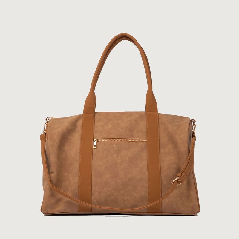 RUSTY WOMENS ARIA SUEDE WEEKENDER BAG - TAN