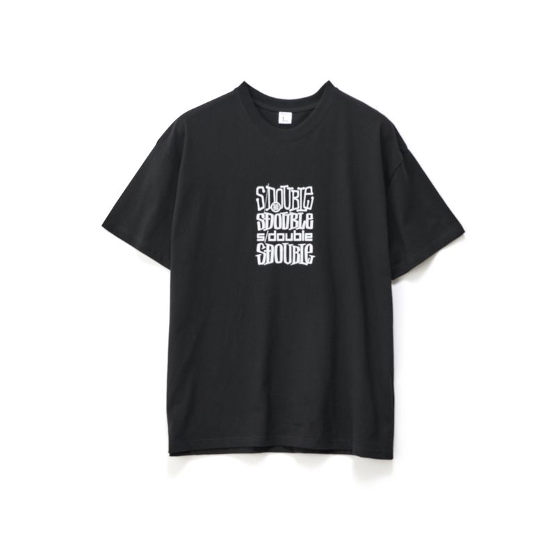 S-DOUBLE MENS LOGOFEST SS TEE - BLACK
