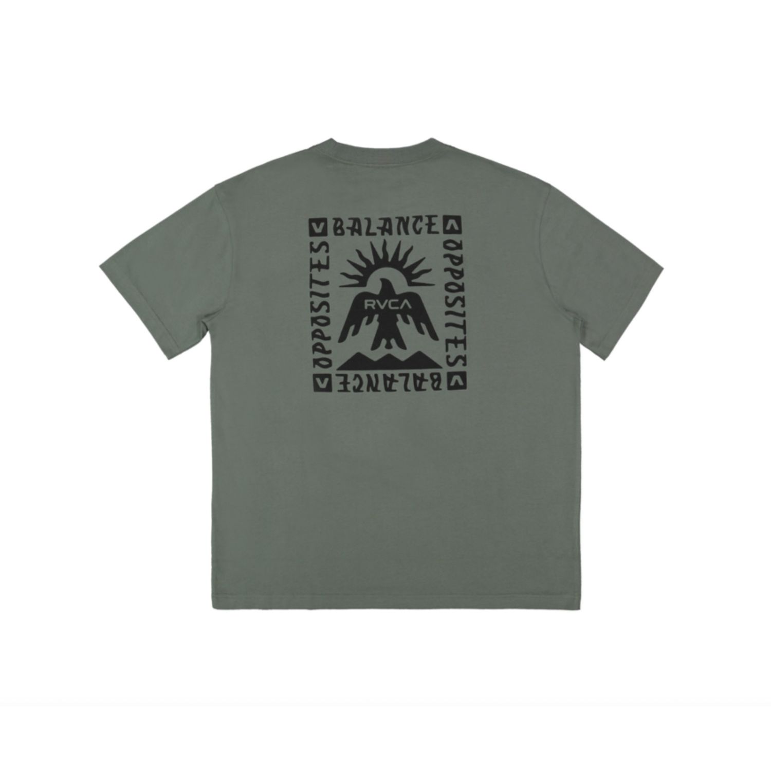 RVCA MENS LAS CRUCES SS TEE - BALSAM GREEN