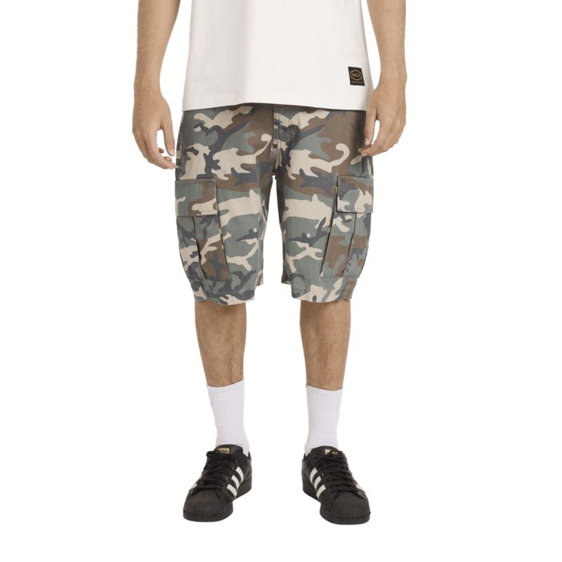 RVCA MENS DAYSHIFT CARGO SHORT - VINTAGE WOODLAND