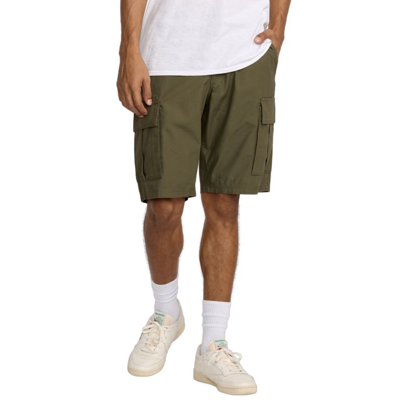 RVCA MENS DAYSHIFT CARGO SHORT - FATIGUE