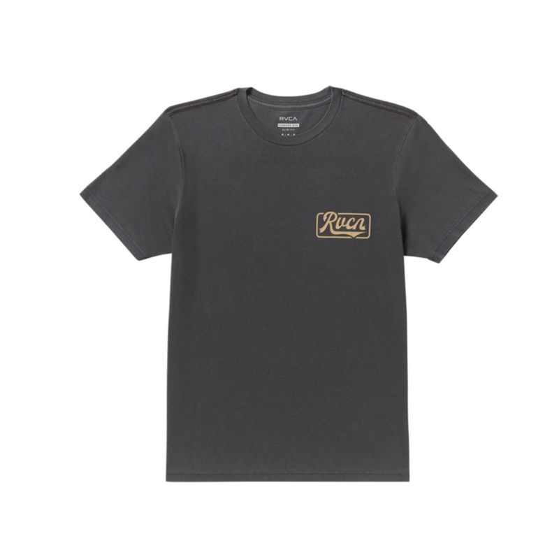 RVCA MENS FRAME UP SS TEE - PIRATE BLACK