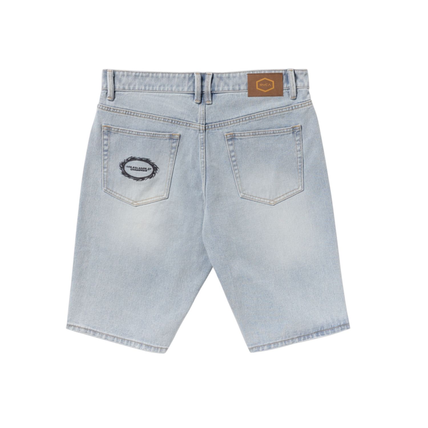 RVCA MENS DAYSHIFT DENIM SHORT - VINTAGE BLUE