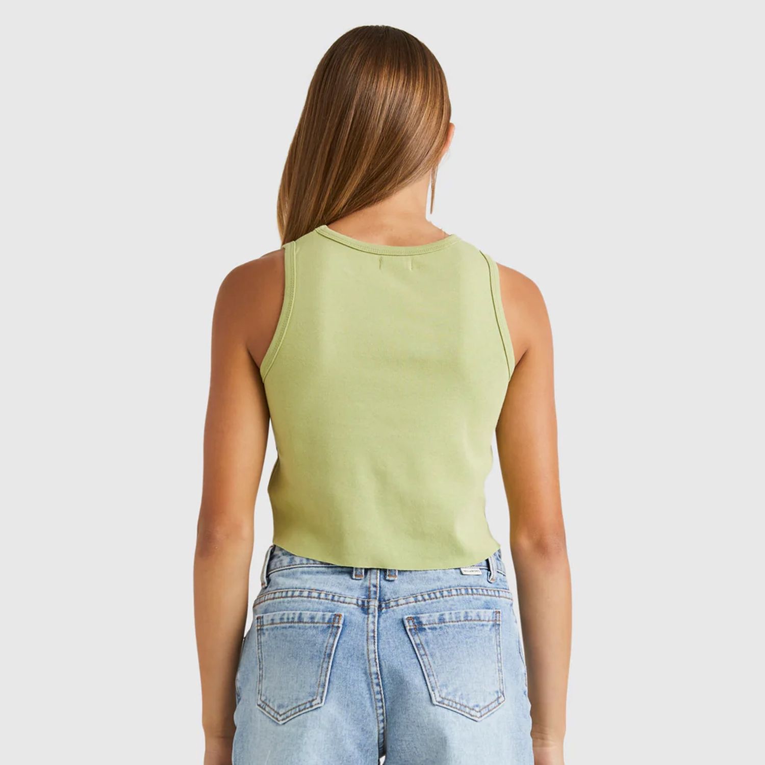 BILLABONG GIRLS TEEN WAVE N FLOWER TANK - WILLOW