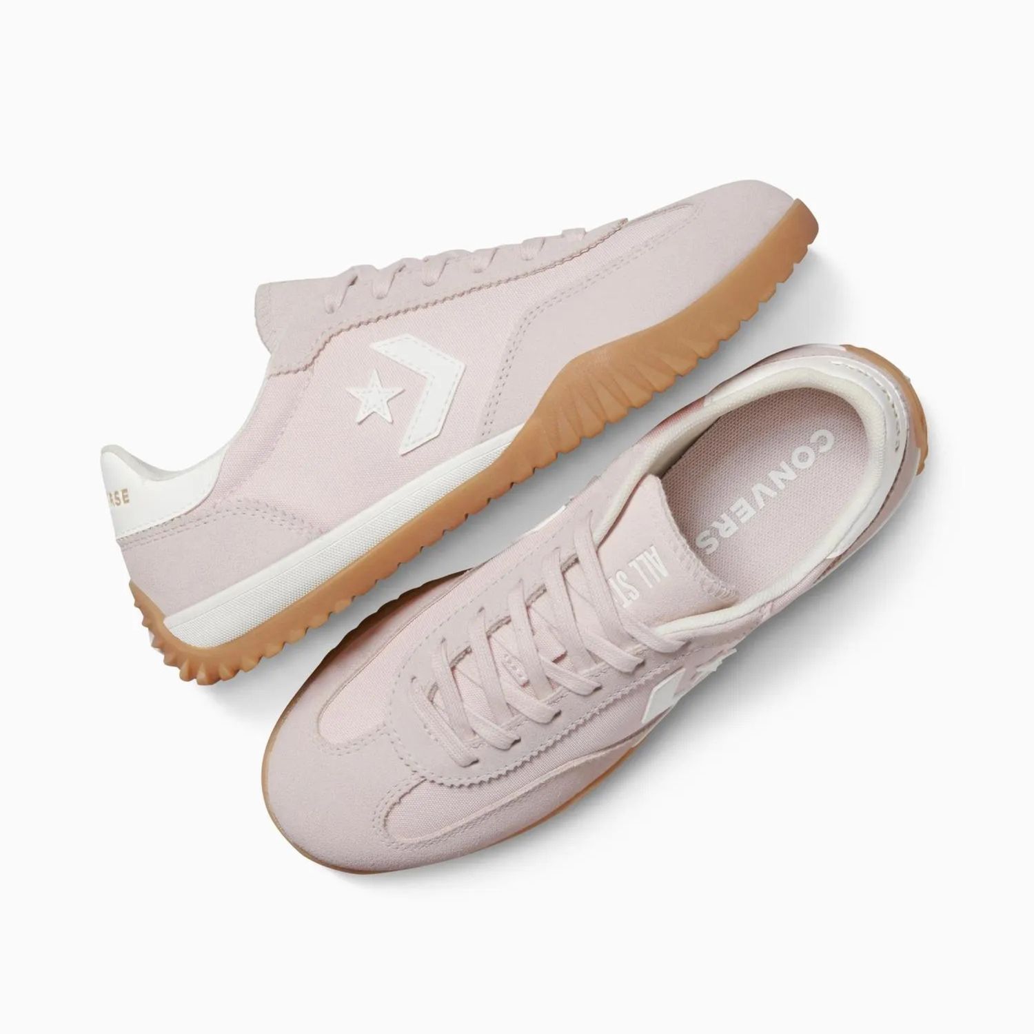 CONVERSE UNISEX RUN STAR TRAINER LOW - SHY FLAMINGO / VINTAGE WHITE / GOLD