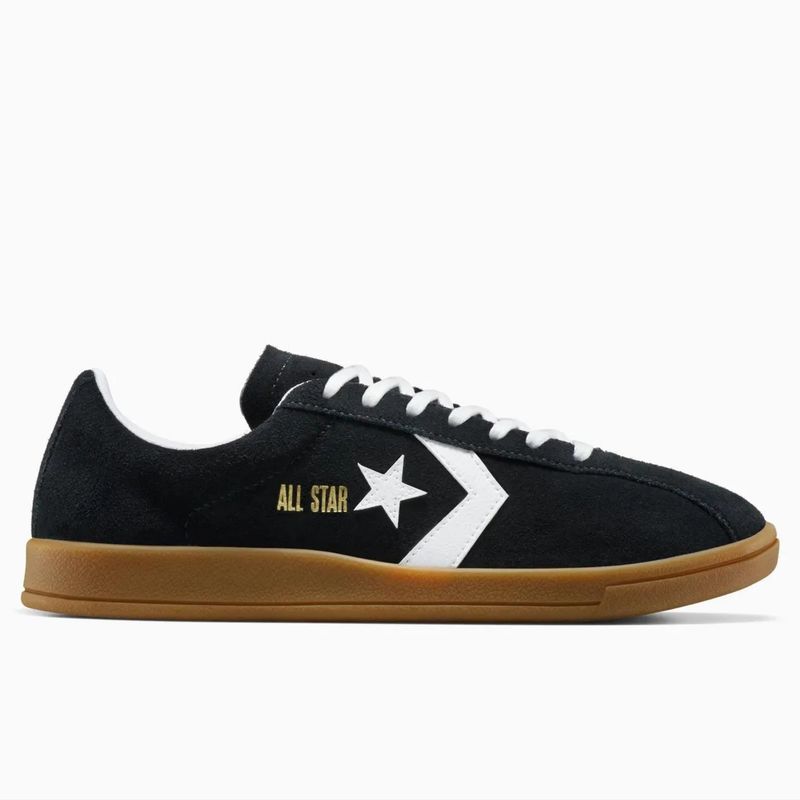 CONVERSE MENS CLASSIC TRAINER SUEDE LOW - BLACK / WHTIE / GUM