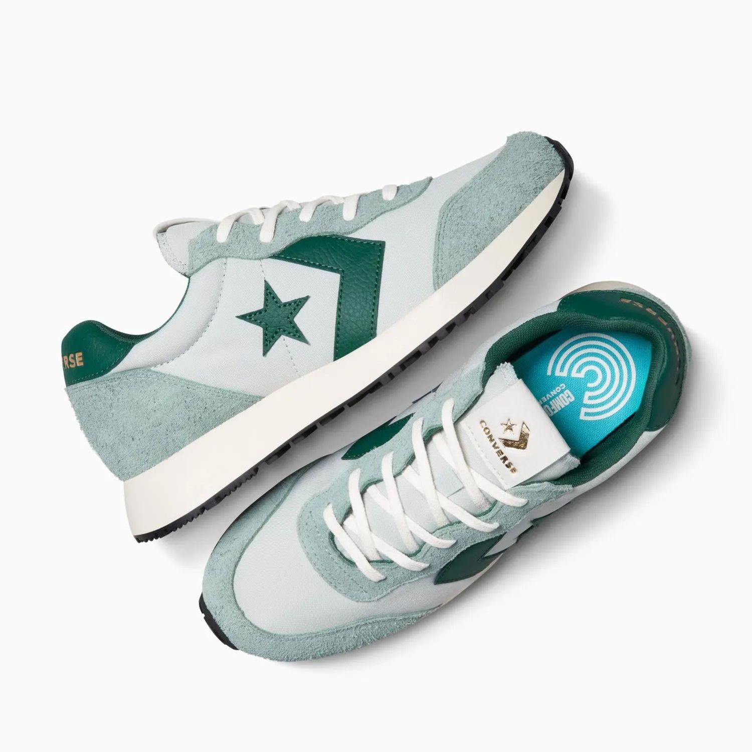 CONVERSE UNISEX CONVERSE OMEGA TRAINER LOW - MOUNTAIN TEAL / RAINWASHED GREY / BRANCH OUT