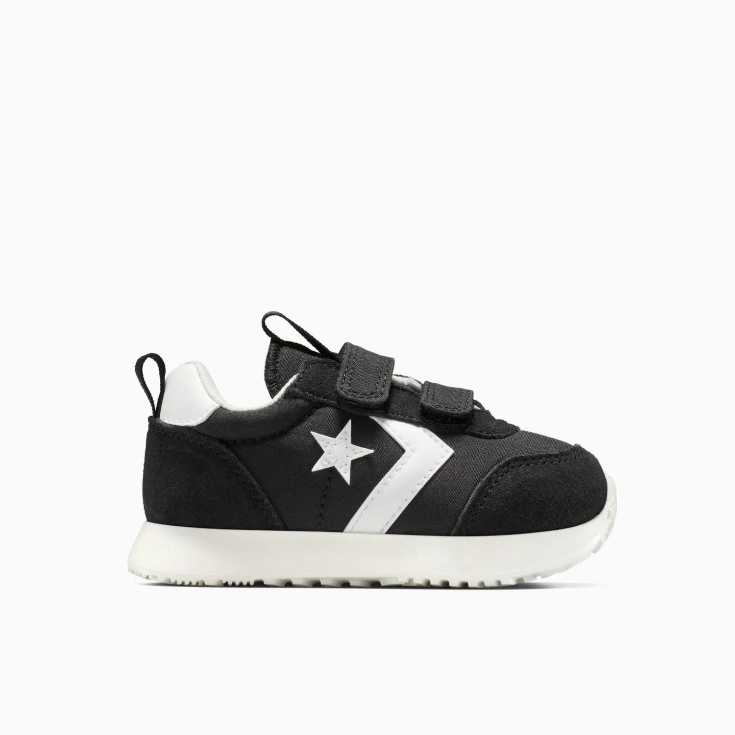 CONVERSE KID INFANT OMEGA TRAINER LOW - BLACK/VINTAGE WHITE/EGRET