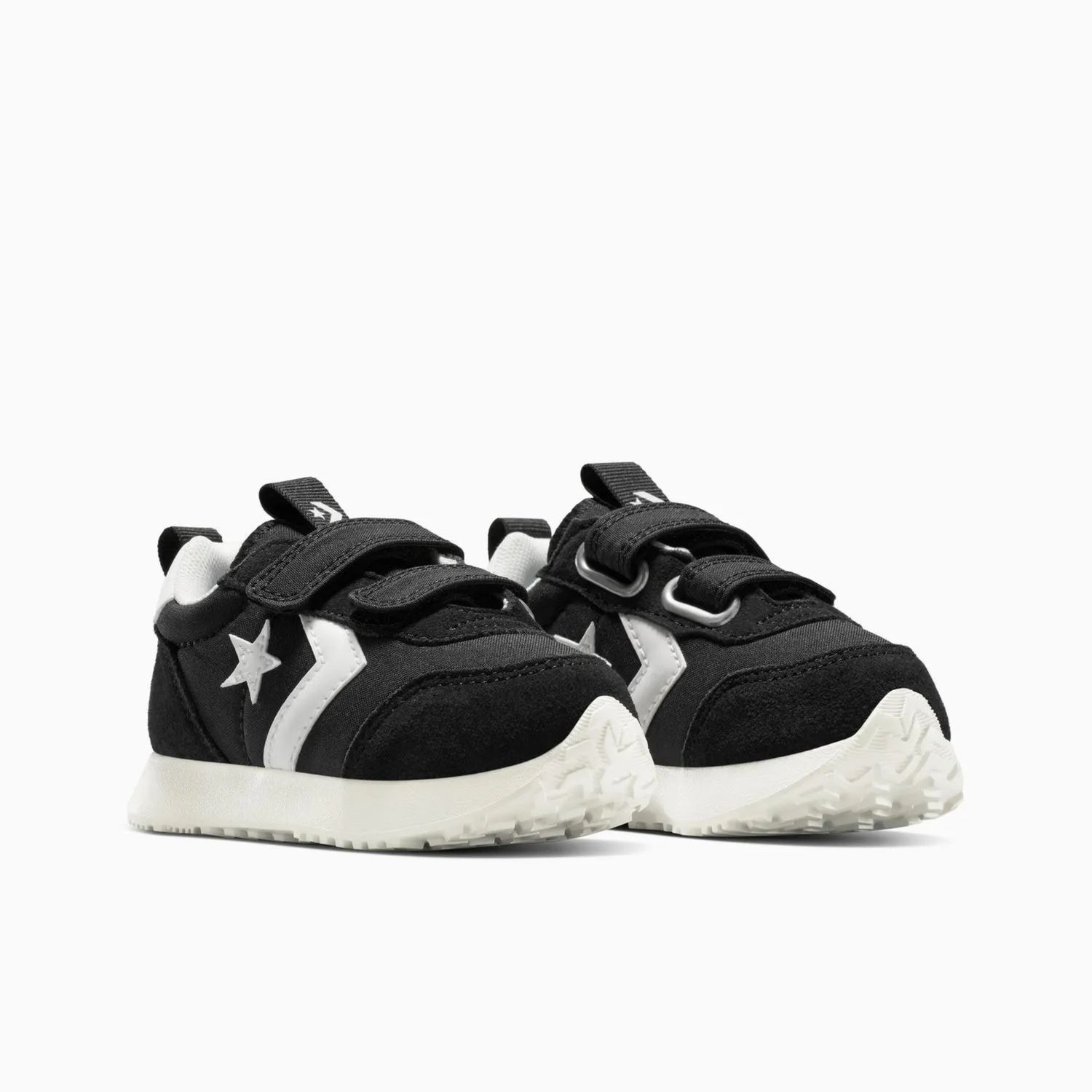 CONVERSE KID INFANT OMEGA TRAINER LOW - BLACK/VINTAGE WHITE/EGRET