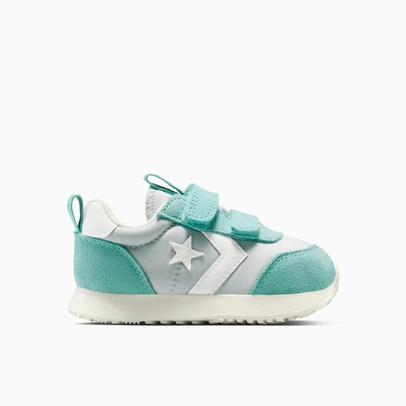 CONVERSE INFANT OMEGA TRAINER EASY ON LOW TOP- ARCHIVE SEA GREEN