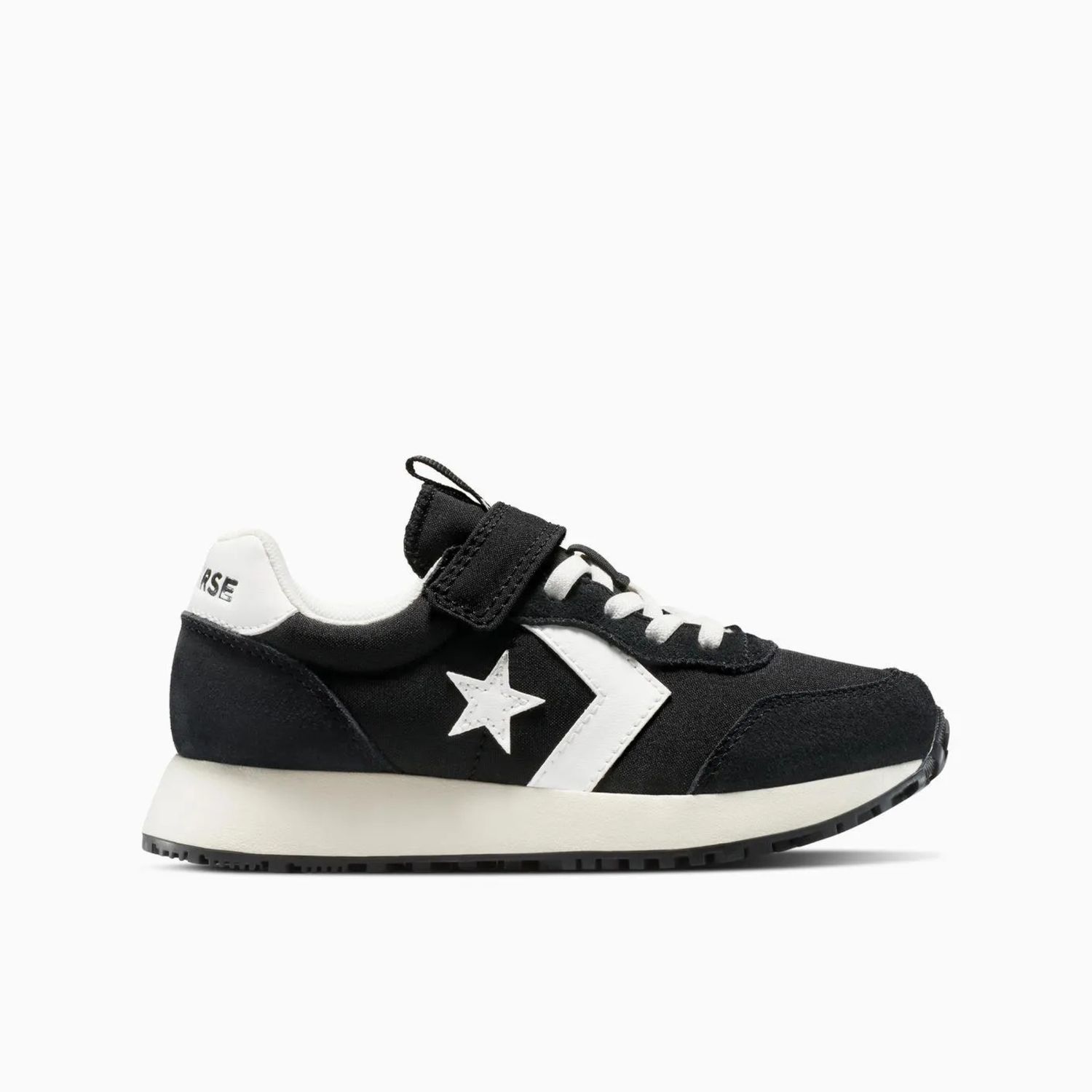 CONVERSE KID YOUTH OMEGA TRAINER LOW - BLACK/VINTAGE WHITE/EGRET