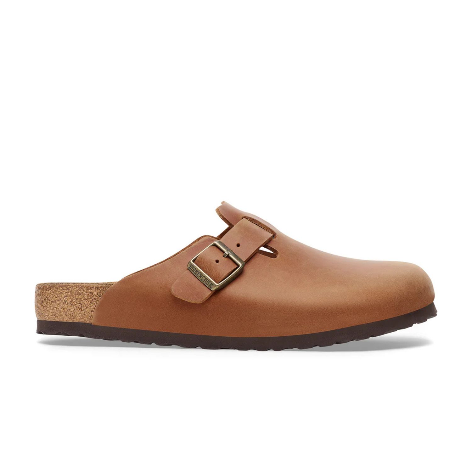 BIRKENSTOCK UINISEX BOSTON REGULAR - COGNAC OILED LEATHER