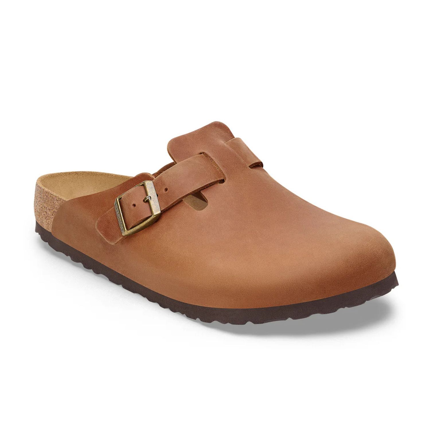 BIRKENSTOCK UINISEX BOSTON REGULAR - COGNAC OILED LEATHER