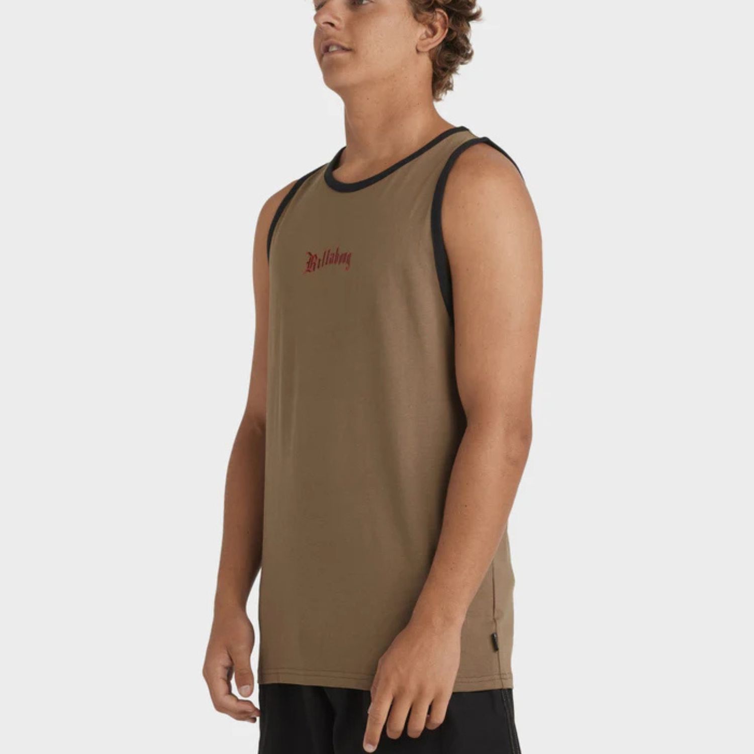 BILLABONG MENS IMMORTAL CORE TANK TOP - GRAVEL