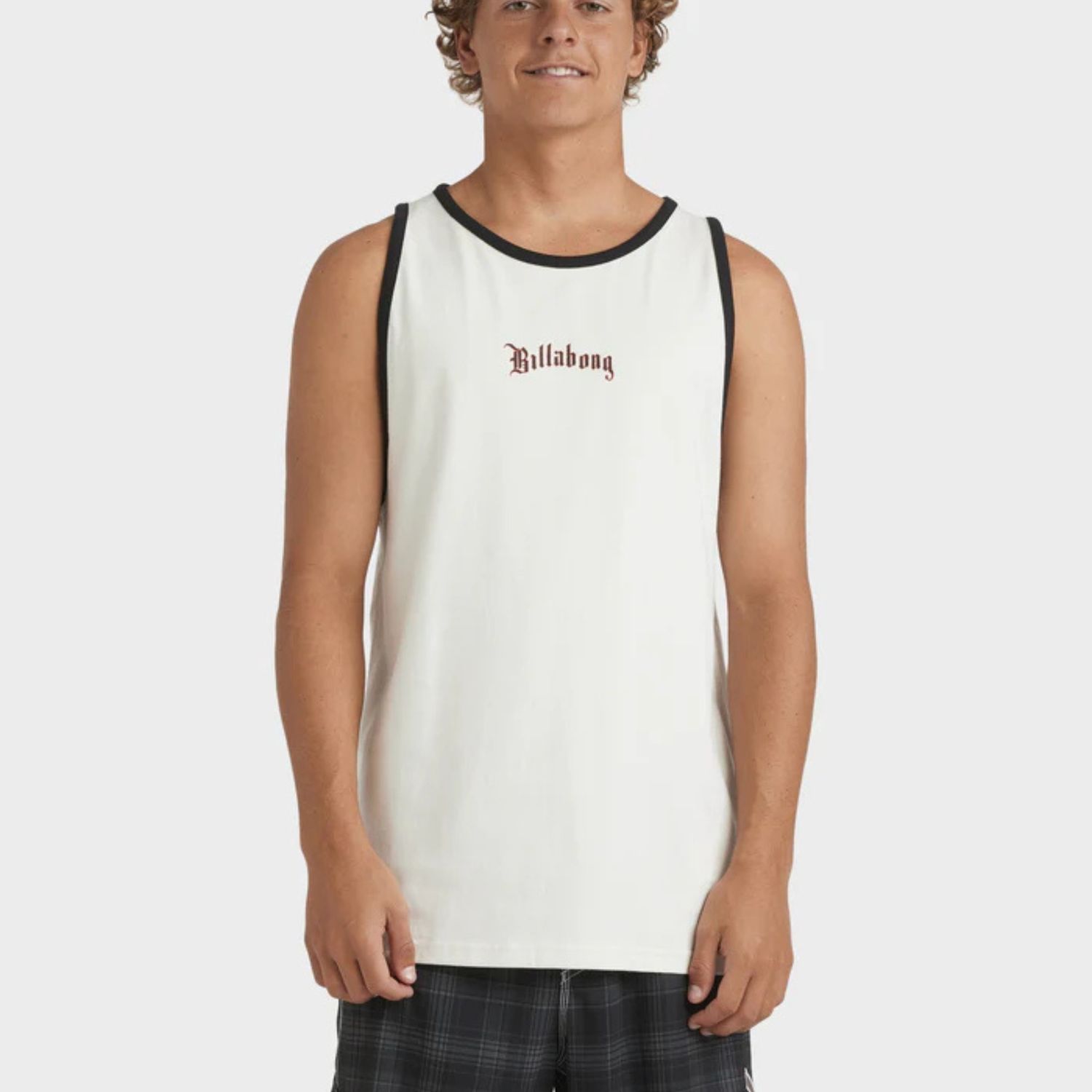 BILLABONG MENS IMMORTAL CORE TANK TOP - FOG
