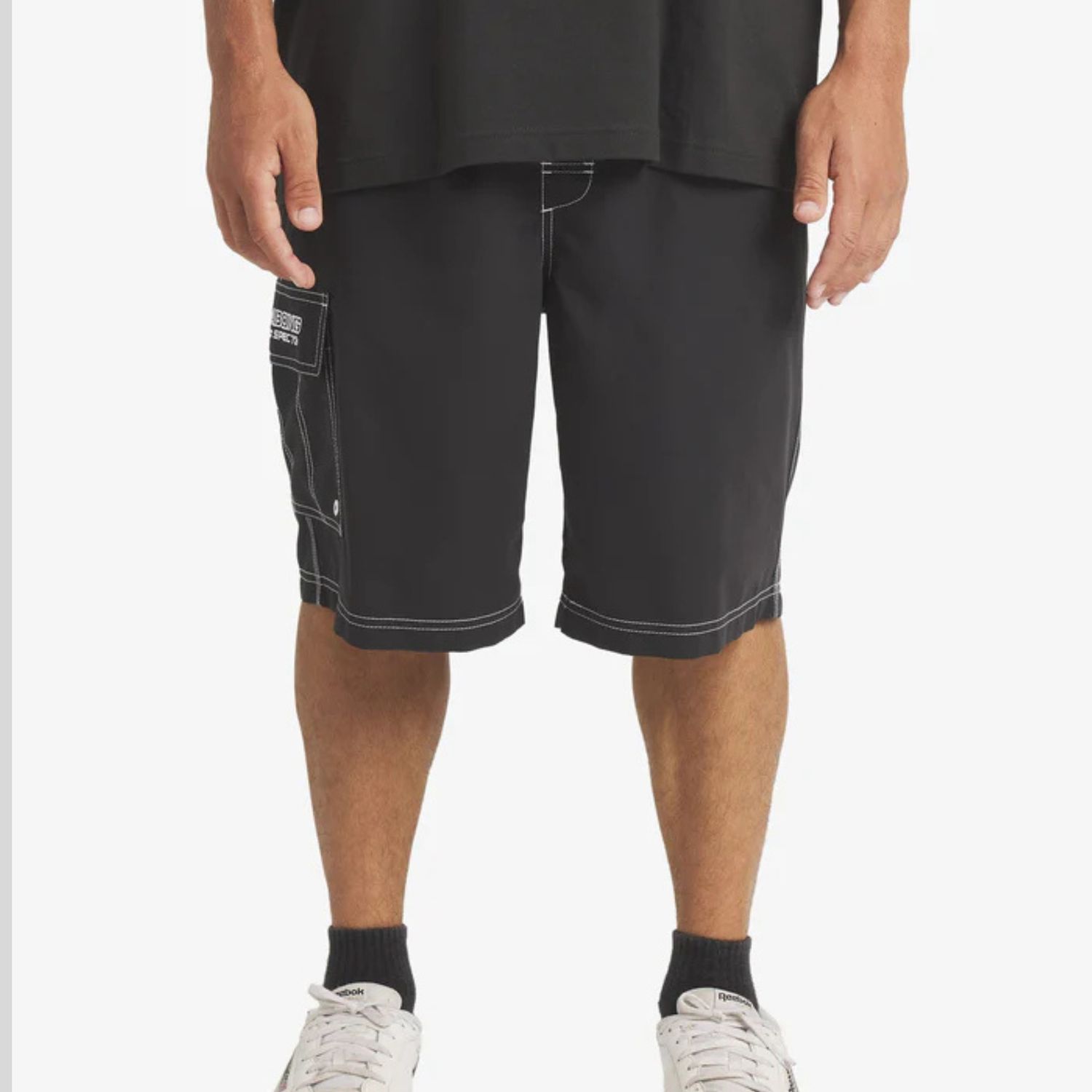 BILLABONG MENS THROW ON BOARDSHORTS - BLACK