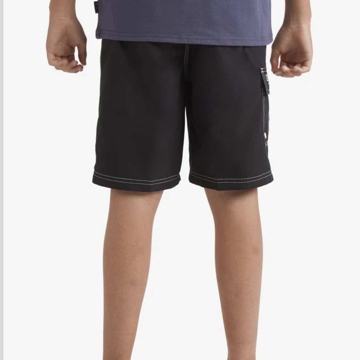 BILLABONG BOYS THROW ON BOARDSHORTS - BLACK