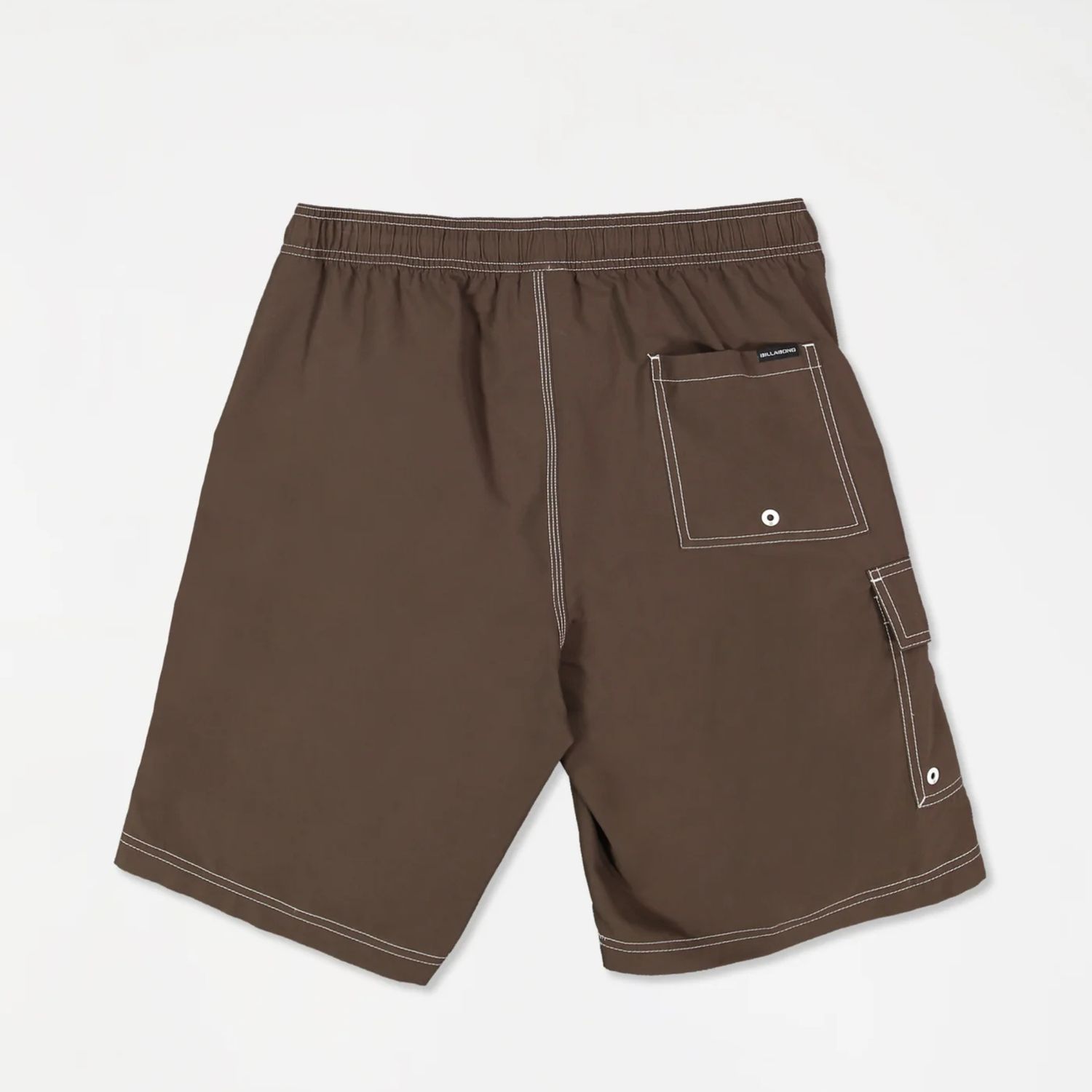 BILLABONG MENS THROW ON BOARDSHORTS - DARK BROWN