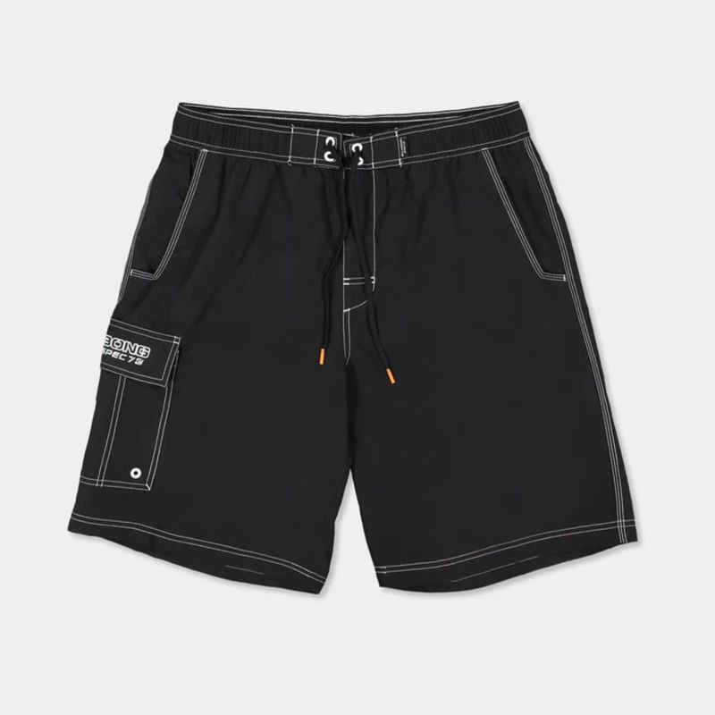 BILLABONG MENS THROW ON BOARDSHORTS - BLACK