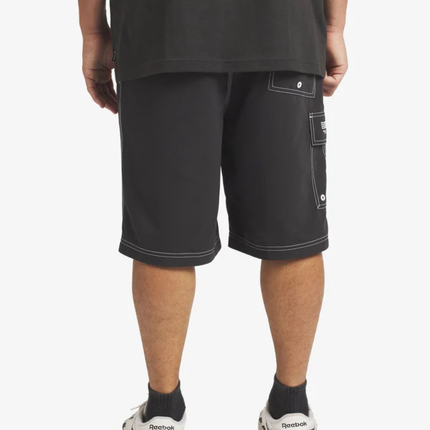 BILLABONG MENS THROW ON BOARDSHORTS - BLACK