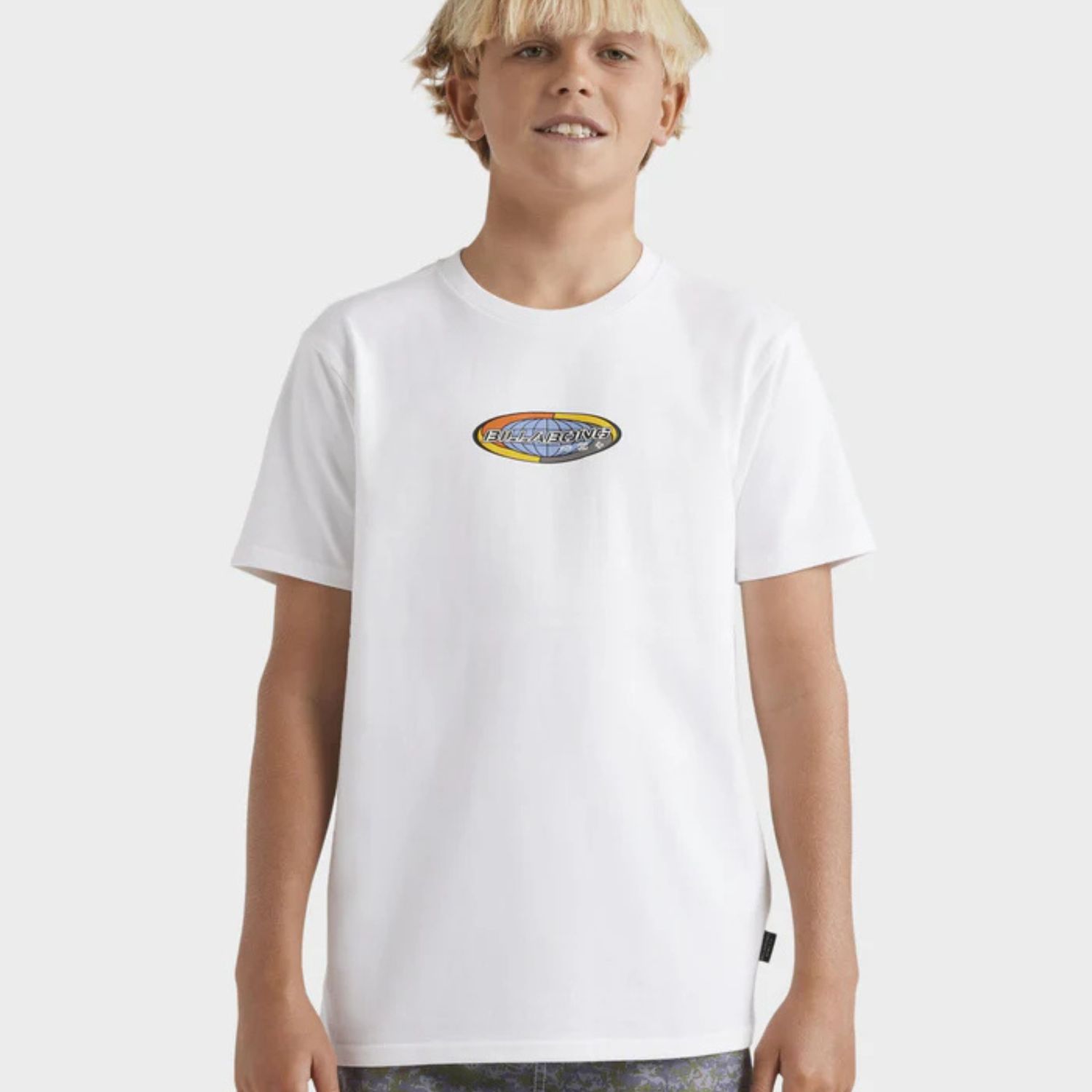 BILLABONG BOYS SPEC PILL SS TEE - WHITE