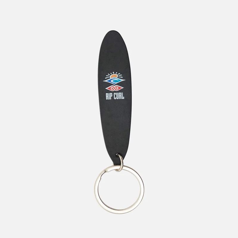 RIP CURL MENS SURFBOARD KEYRING - BLACK / GREY