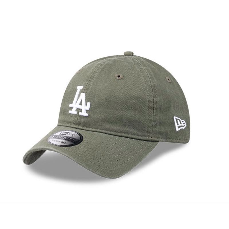 NEW ERA 9TWENTY CLOTH STRAP MIDI - LA DODGERS MLB - OLIVE/WHITE