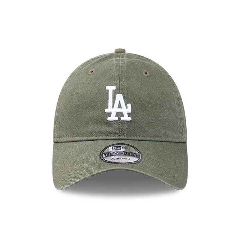 NEW ERA 9TWENTY CLOTH STRAP MIDI - LA DODGERS MLB - OLIVE/WHITE