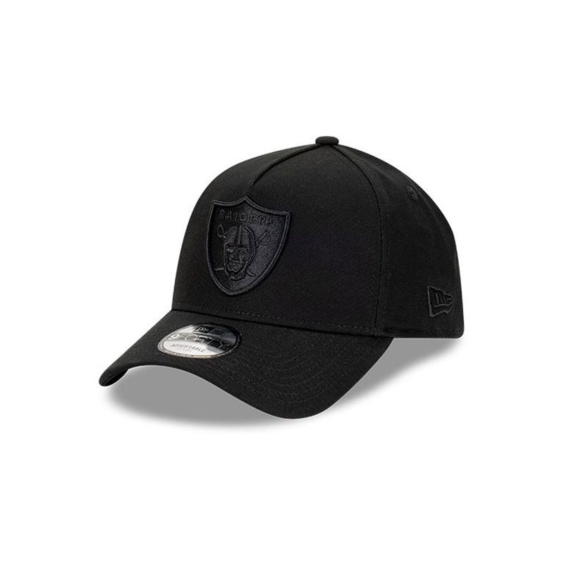 NEW ERA 9FORTY A-FRAME SNAPBACK - LAS VEGAS RAIDERS NFL - BLACK/BLACK