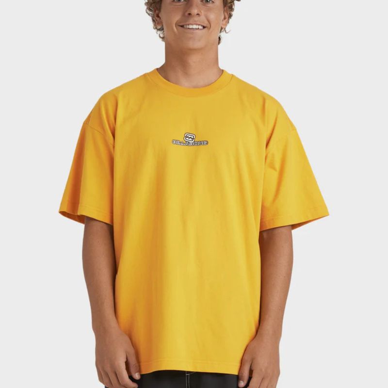 BILLABONG MENS SPEC DOTCOM SS TEE - YELLOW