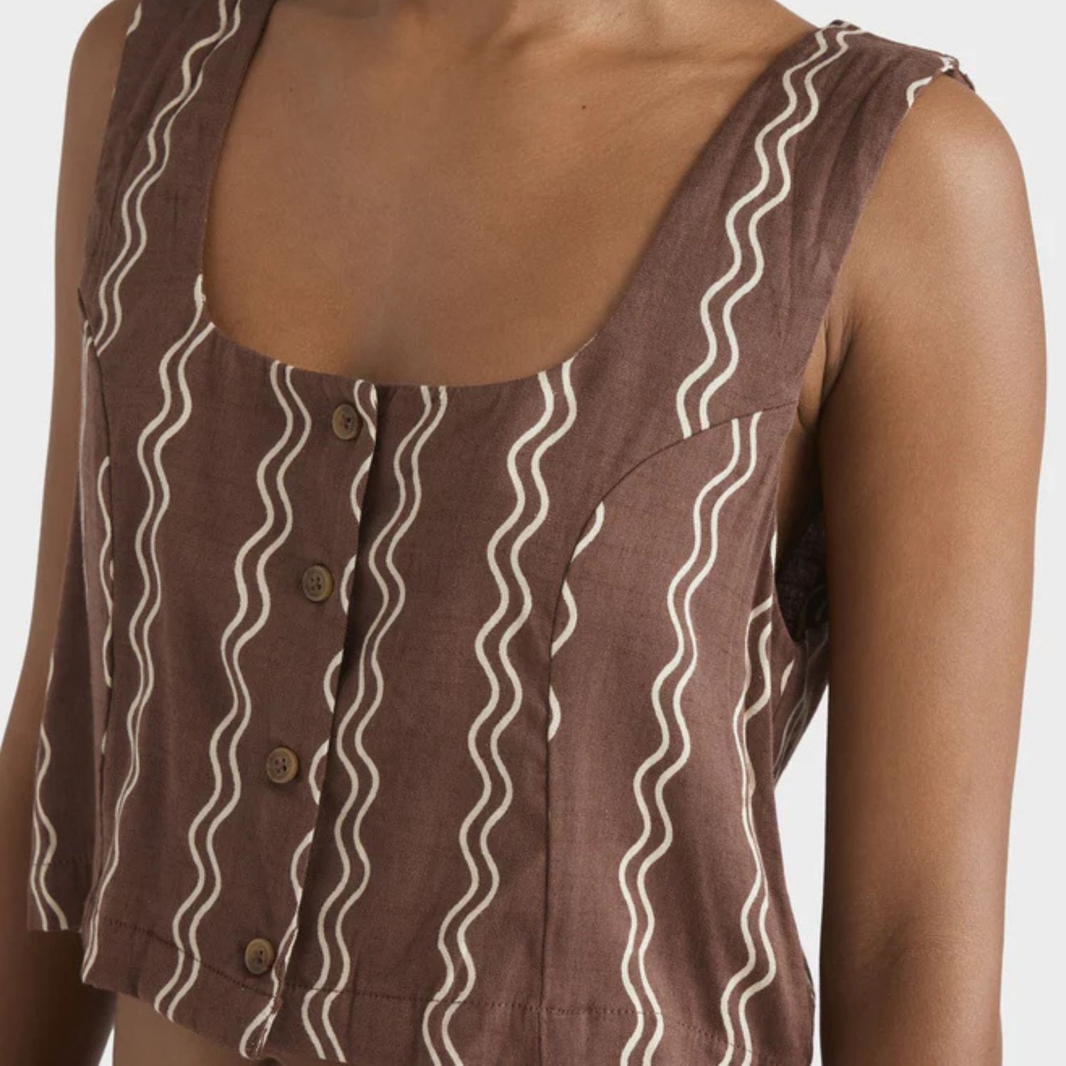 BILLABONG WOMENS ANOTHER WAVE WOVEN TANK