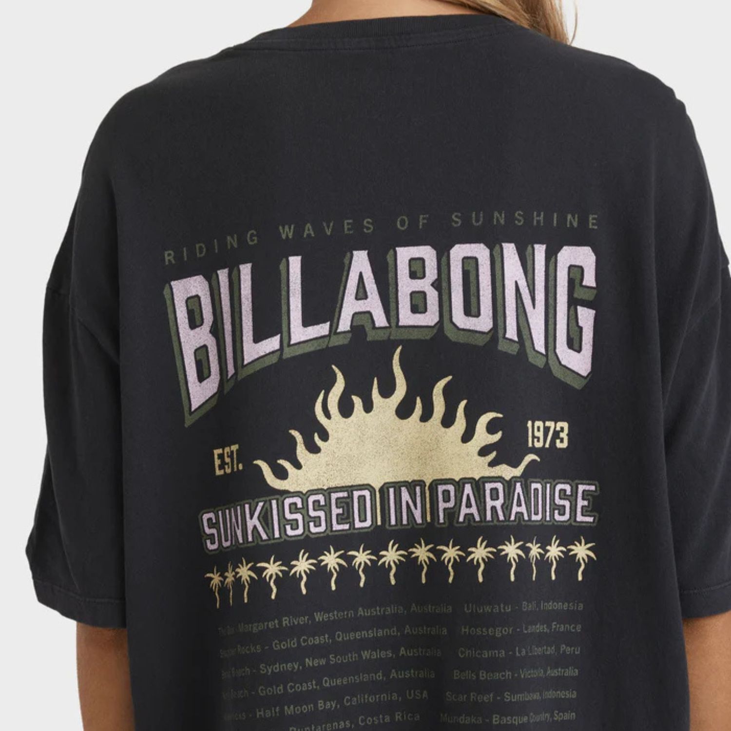 BILLABONG WOMENS REACH FOR SUNSHINE SS TEE