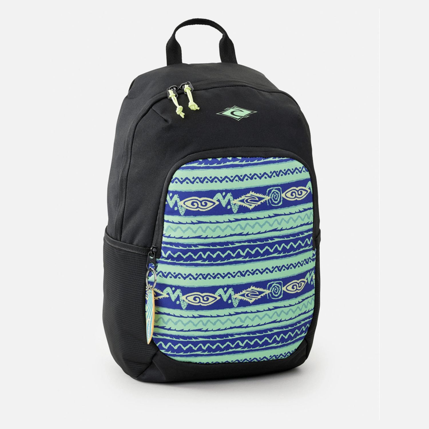 RIP CURL MENS OZONE COOL 30L RAW ENERGY BACKPACK  -  BLACK/GREEN