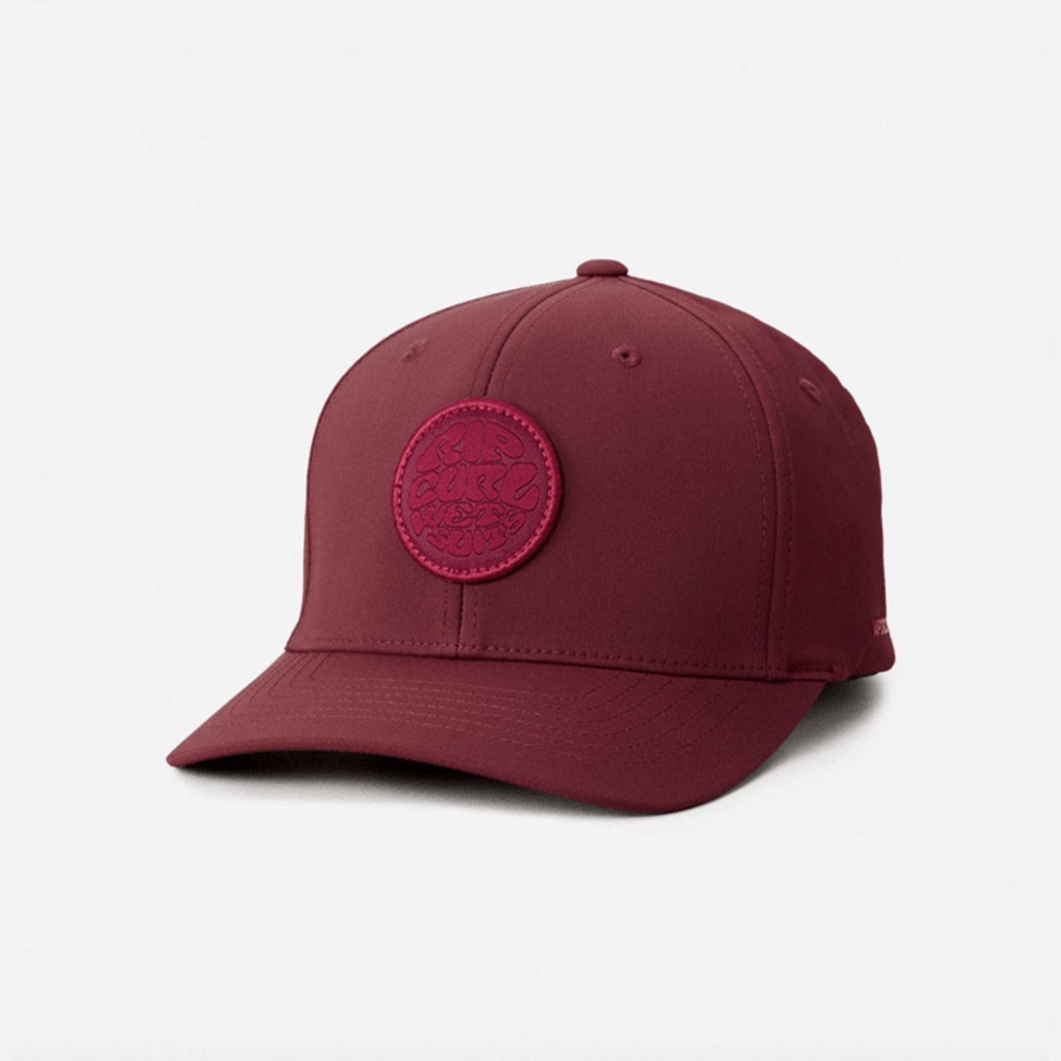 RIP CURL MENS VAPORCOOL WETSUIT FLEXFIT CAP - DARK RED