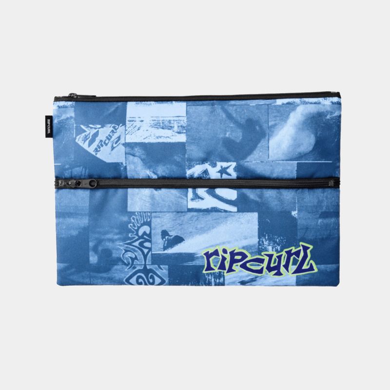 RIP CURL X LARGE PENCIL CASE SCHOOL 2025 - BLUE WIND