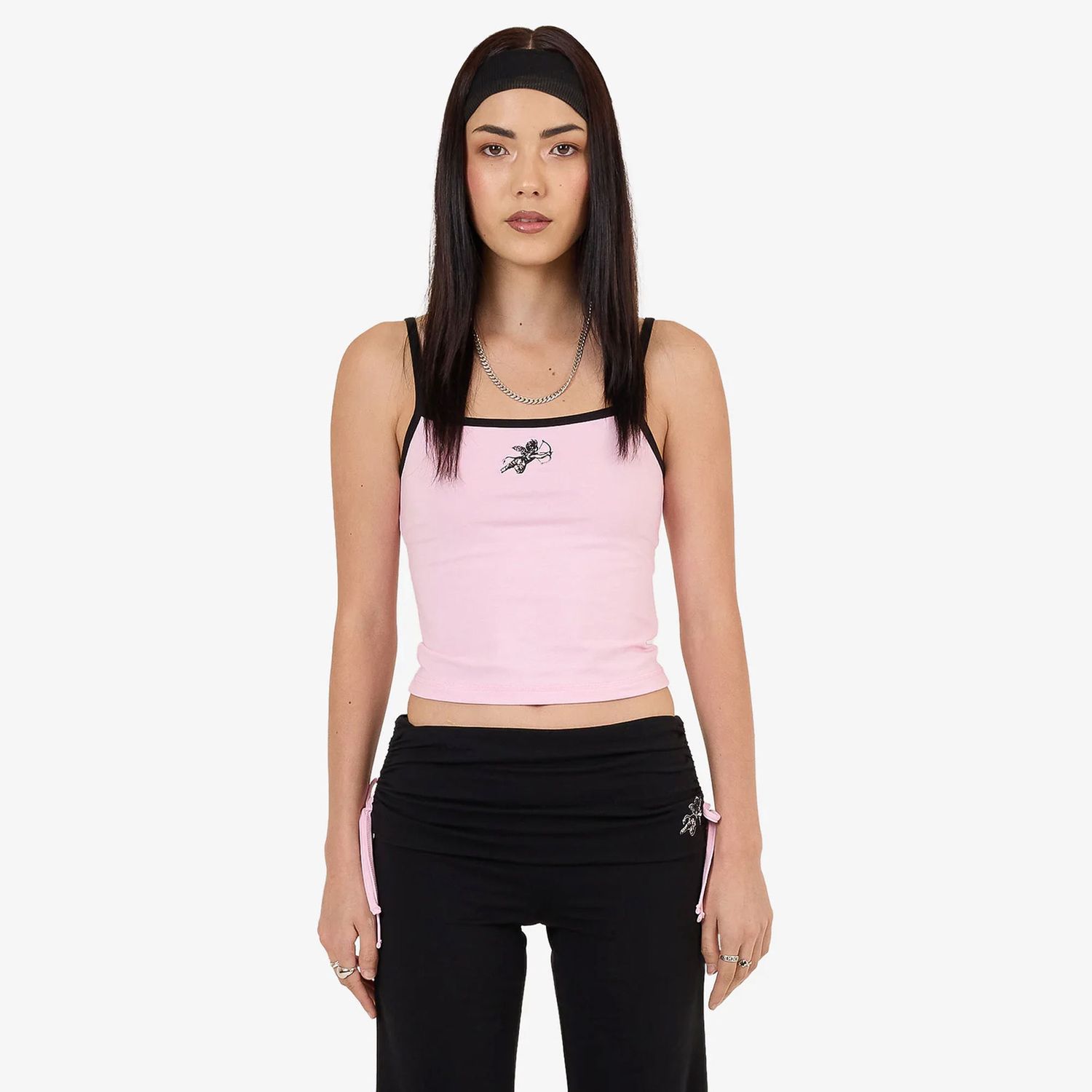 WORSHIP WOMENS CHERUB 00S SINGLET - QUARTZ