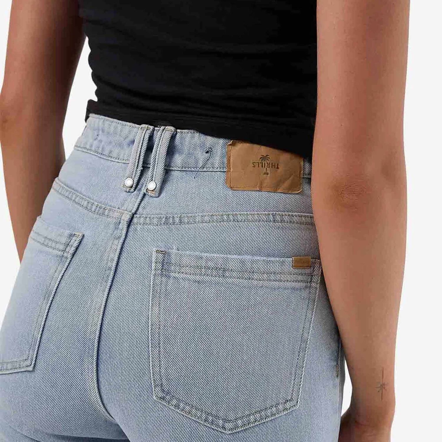 THRILLS WOMENS  CHERRY STRETCH JEAN - SHADOW BLUE