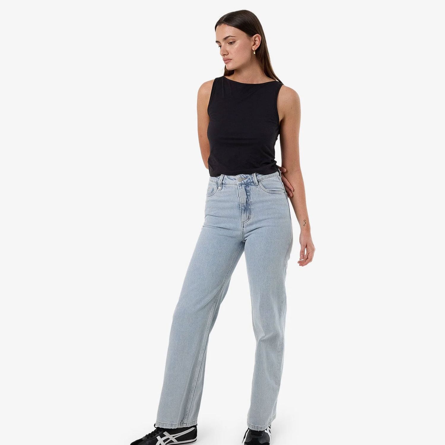 THRILLS WOMENS  CHERRY STRETCH JEAN - SHADOW BLUE