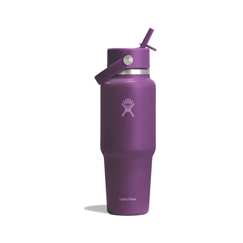 HYDRO FLASK 32 OZ WIDE FLEX STRAW TRAVEL BOTTLE - BEACH PLUM PURPLE