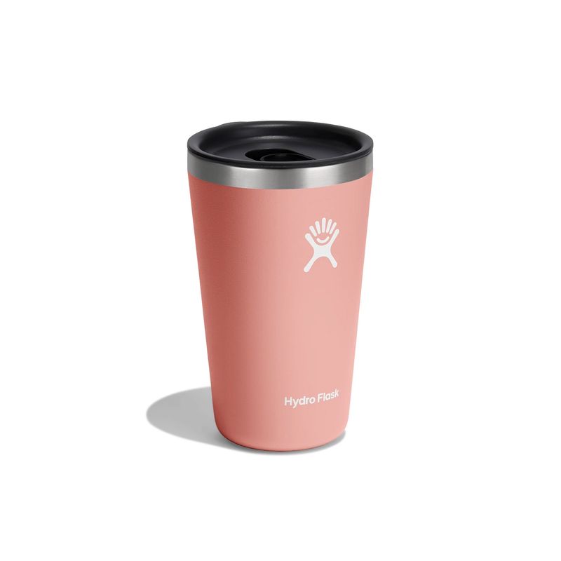 HYDRO FLASK 16OZ ALL AROUND TUMBLER PRESS-IN LID- GRAPEFRUIT