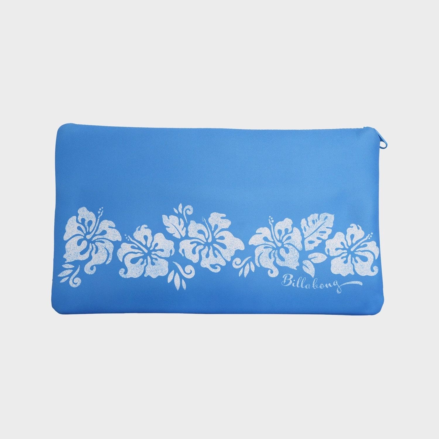 BILLABONG GIRLS HAPPY HIBISCUS LARGE PENCIL CASE - TIDAL BLUE