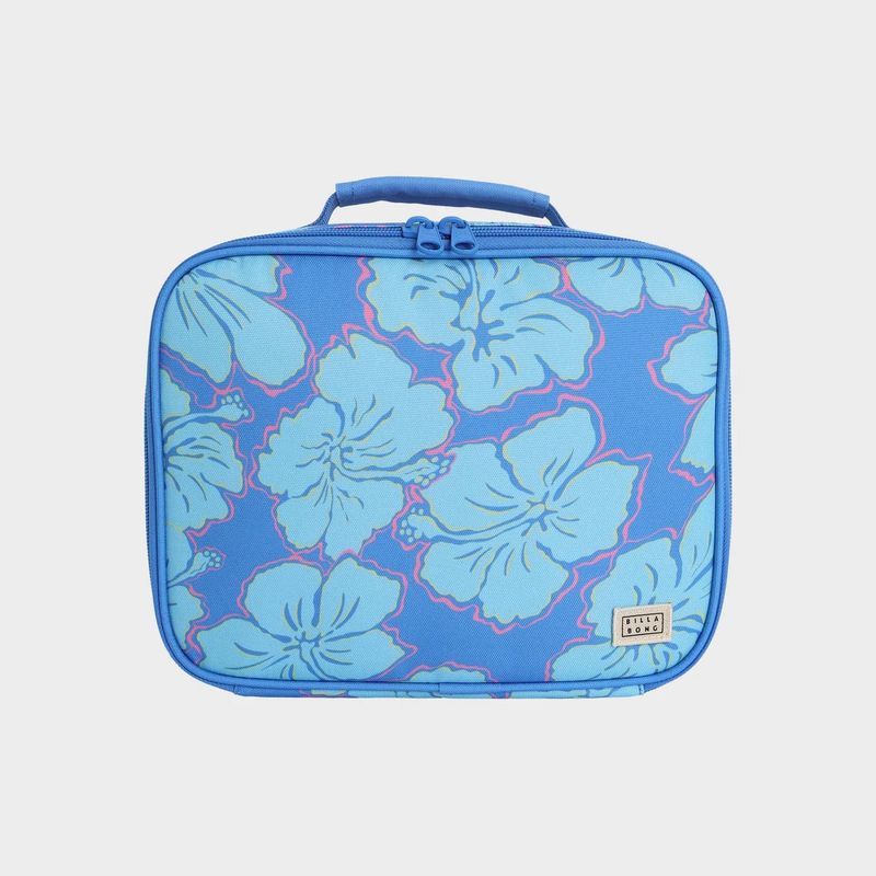 BILLABONG GIRLS HAPPY HIBISCUS LUNCH BOX - TIDAL BLUE