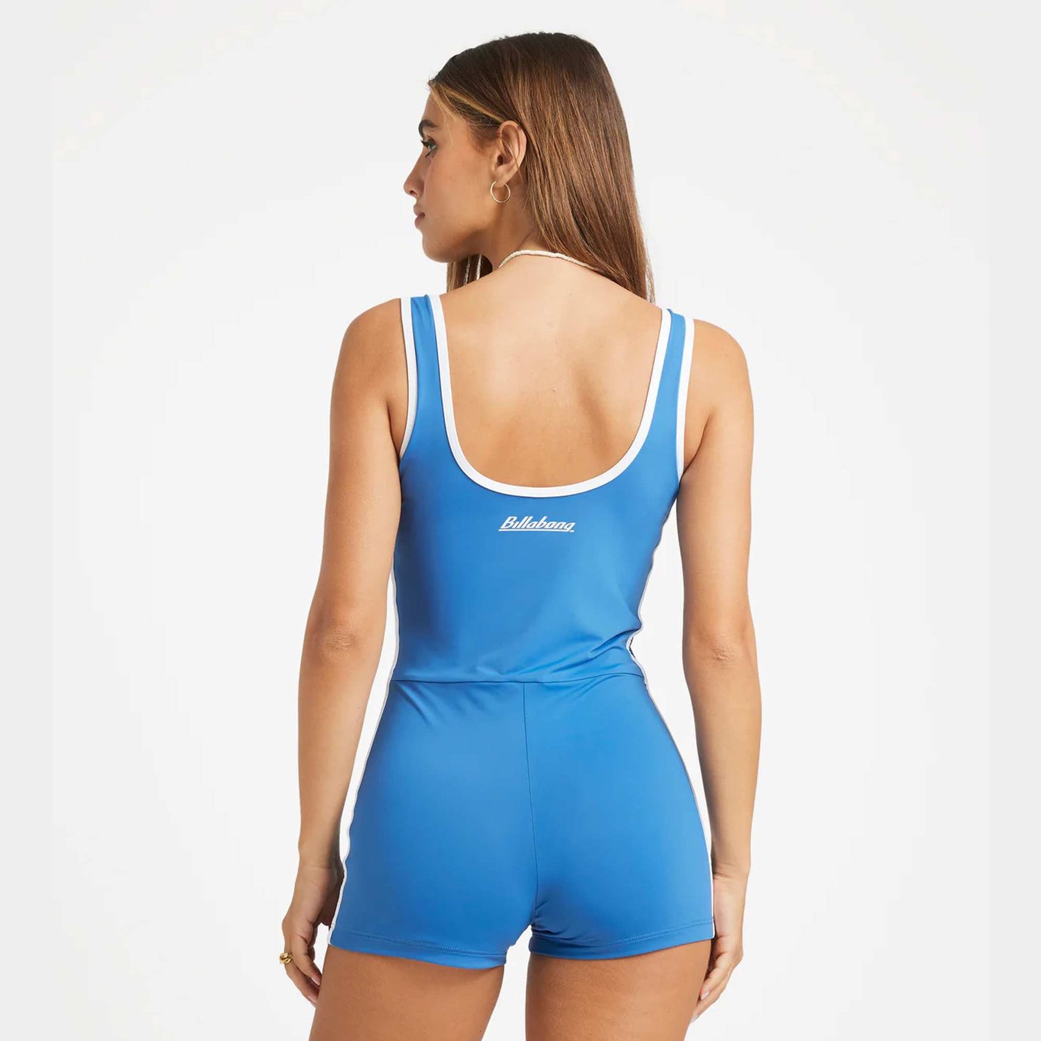 BILLABONG WOMENS BILLA LEGIT RETRO SURF SWIM BODYSUIT - ROYAL