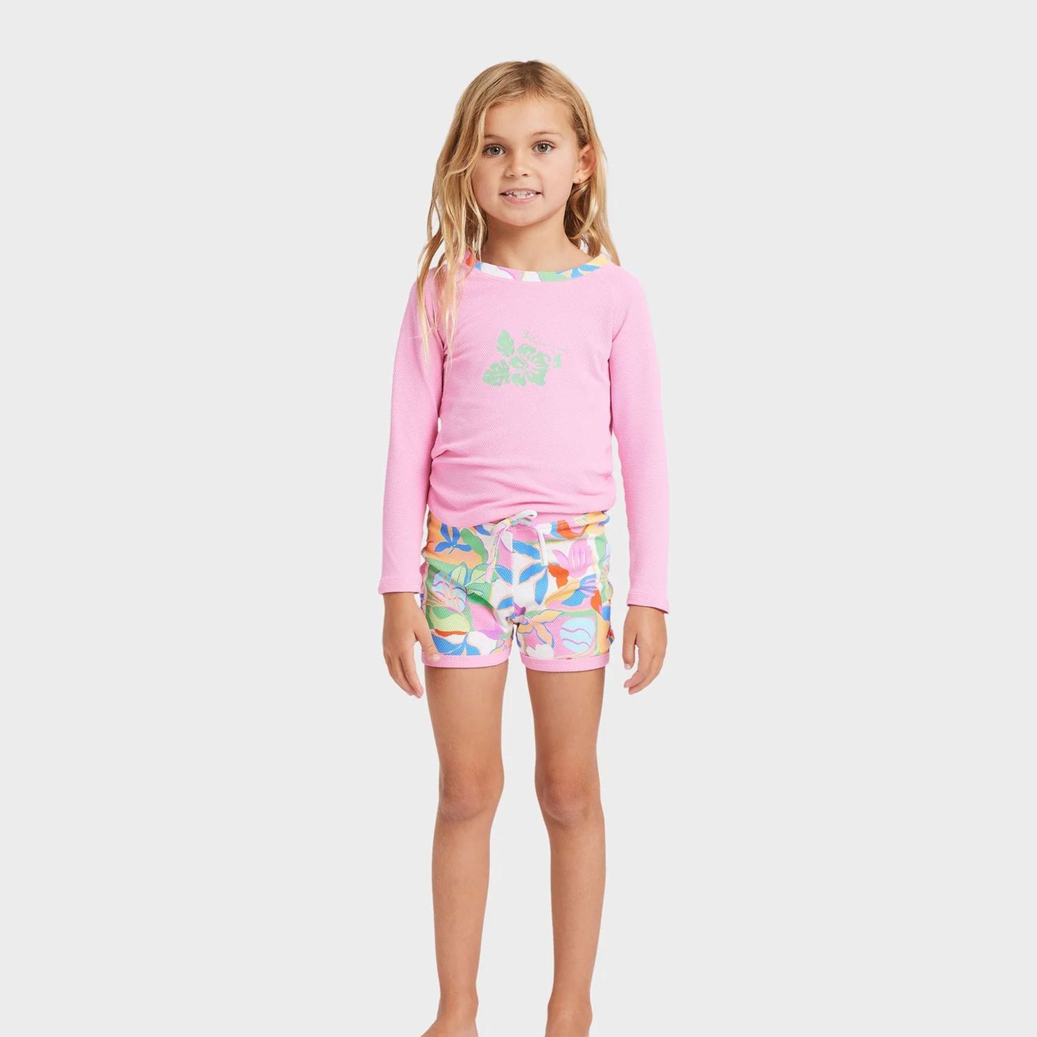 BILLABONG TODDLER GIRLS SUN SHIFT SUNSHIRT SET - MULTI