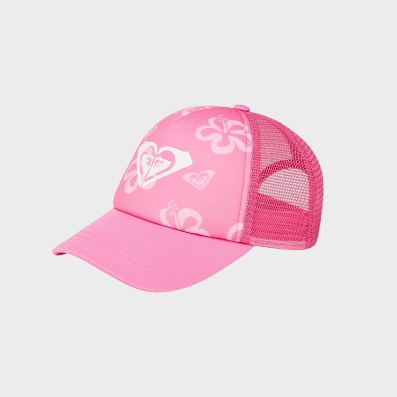 ROXY TODDLER GIRLS SWEET EMOTIONS CAP - PINK COSMOS FLIP FLOWERS