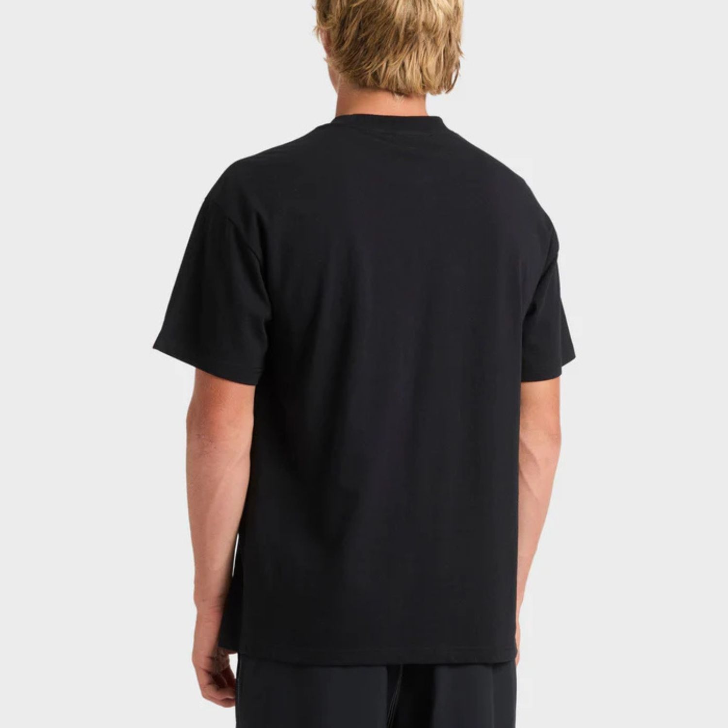 QUIKSILVER MENS  SEQUENCE SS TEE - BLACK